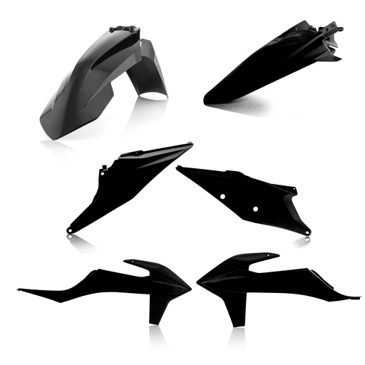 [Acerbis] Kit de plasticos completos [Color: Negro] KTM SX 125-150-250 19-22, SX-F 250-350-450 19-22, XC-F 250-350-450 19-22