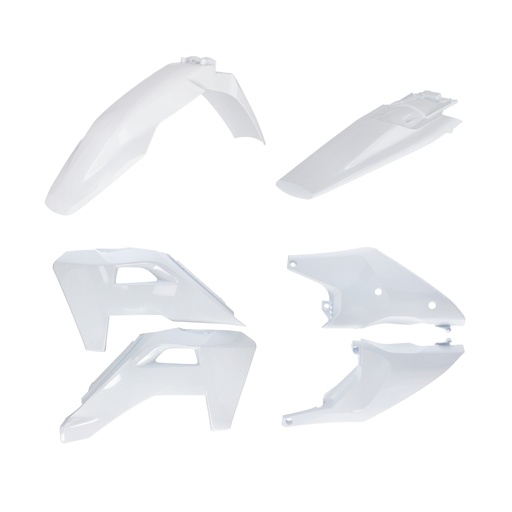 [Acerbis] Kit de plasticos completos [Color: Blanco] Husqvarna FC 250-350-450 2025, FX 350 2025, TC 125-150-250-300 2025